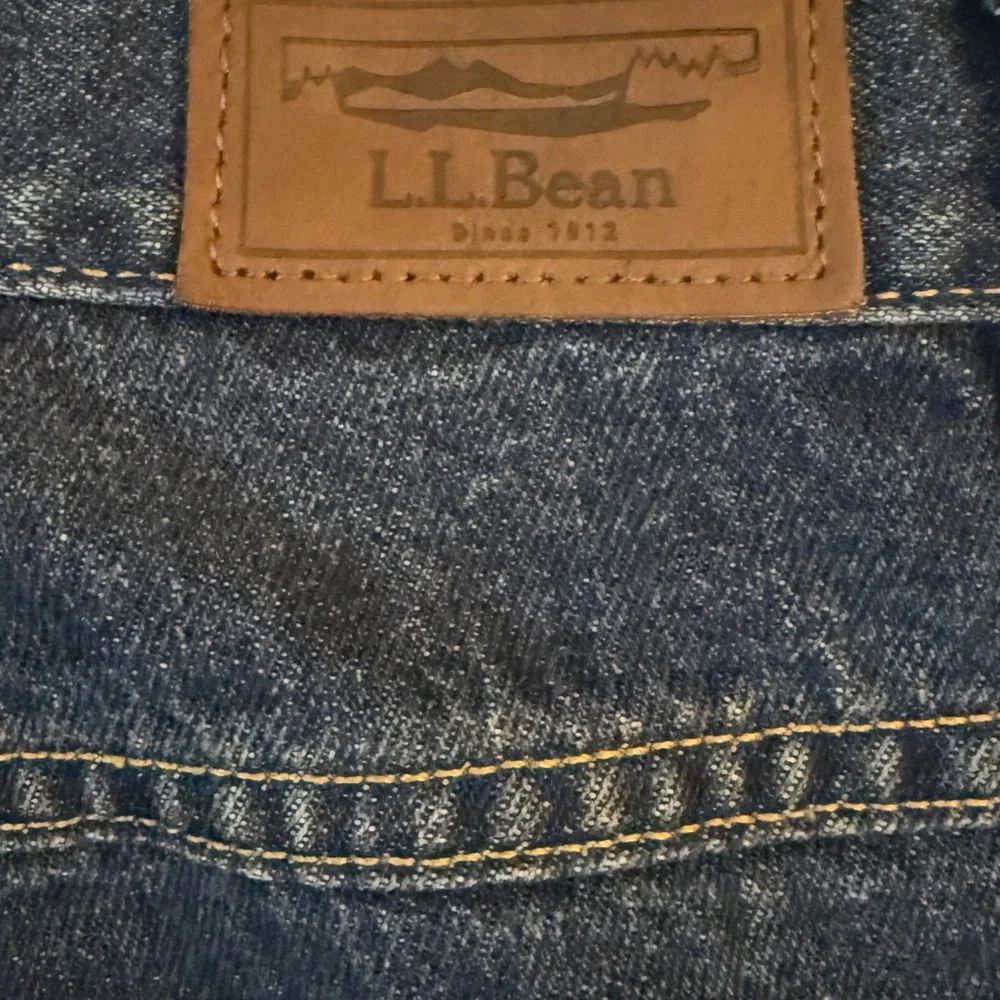 L.L. Bean Women's 14 Tall Jeans Original Fit Traditional Blue Denim 100% Cotton - Picture 9 of 10